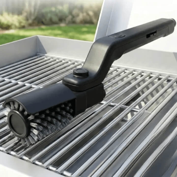 Grill Brush Motorized Rotating Head Rechargeable USB