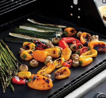 Grill Mat Non-Stick Heat-Resistant & Dishwasher-Safe 2-Pack