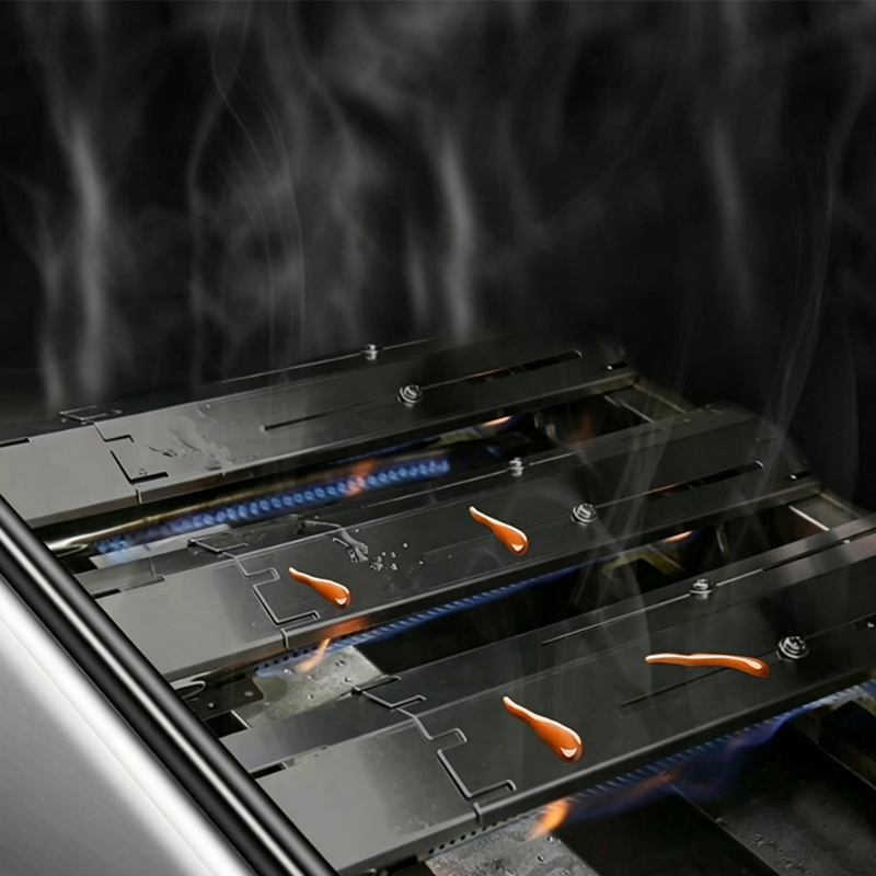 Grill Plate Porcelain-Coated Steel Even Heat Adjustable