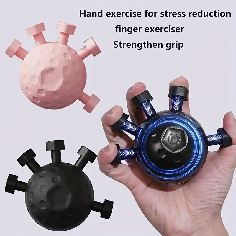 Grip Ball Trainer Adjustable Resistance Per Finger Strengthening