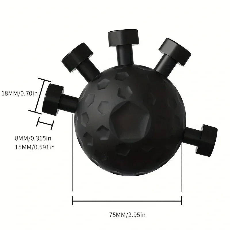 Grip Ball Trainer Adjustable Resistance Per Finger Strengthening