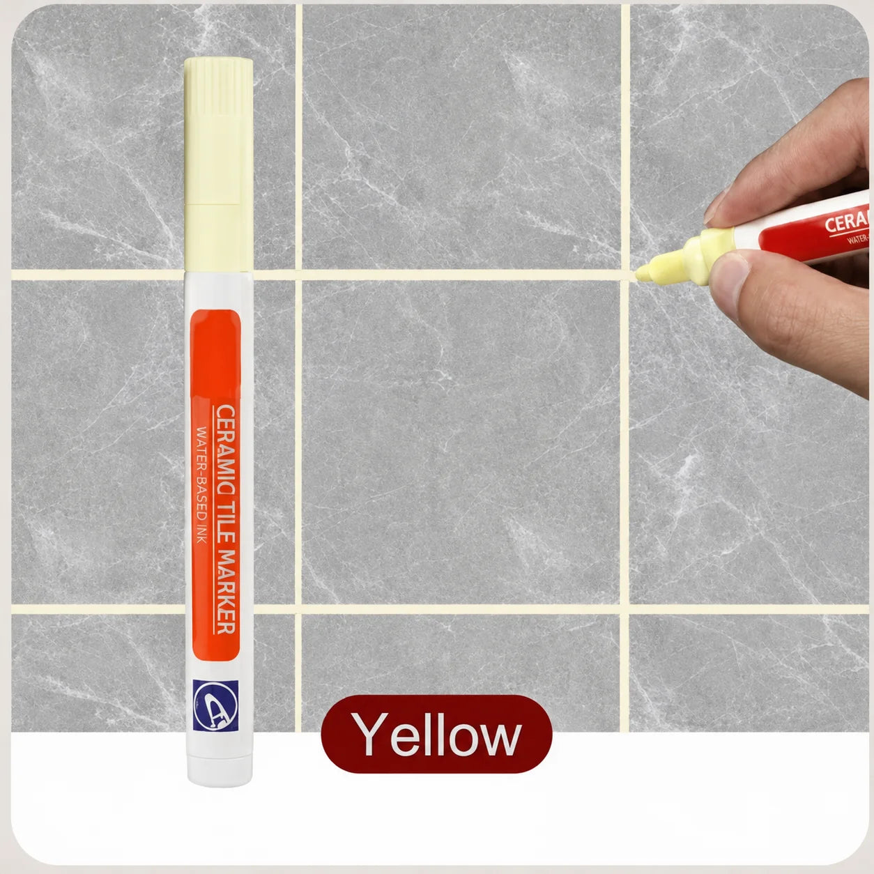 Grout Pen Covers Stains Waterproof & Mold-Resistant