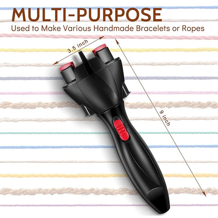 Hair Braiding Tool 360-Degree Rotating Anti-Snag Protection