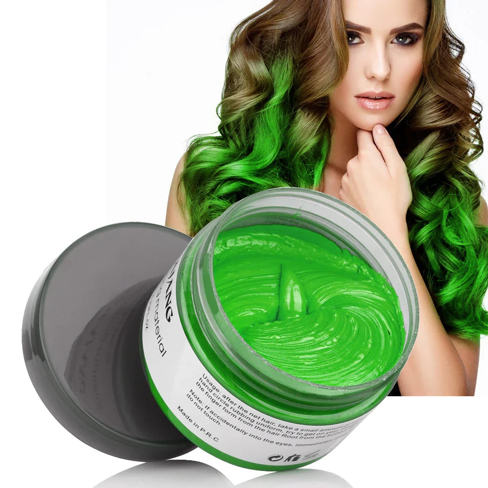 Hair Color Wax Plant-Based Washable Non-Sticky