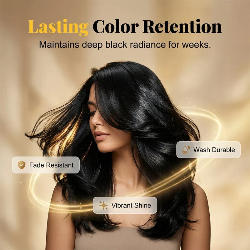 Hair Coloring Cream Integrated Comb Applicator Even Gray Coverage