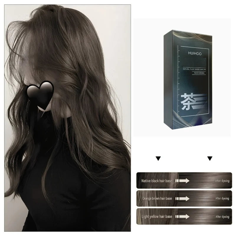 Hair Coloring Cream Integrated Comb Applicator Even Gray Coverage