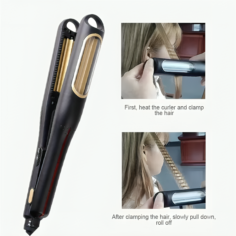 Hair Curler Automatic Rotating Ceramic Barrel & Adjustable Heat