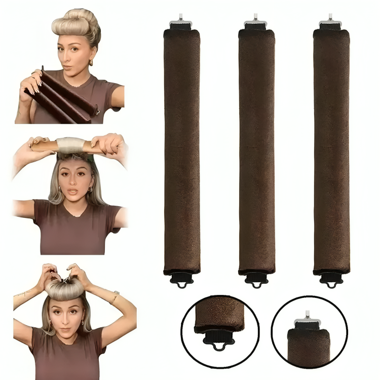 Hair Curlers Foam & Heat-Free Set of 3
