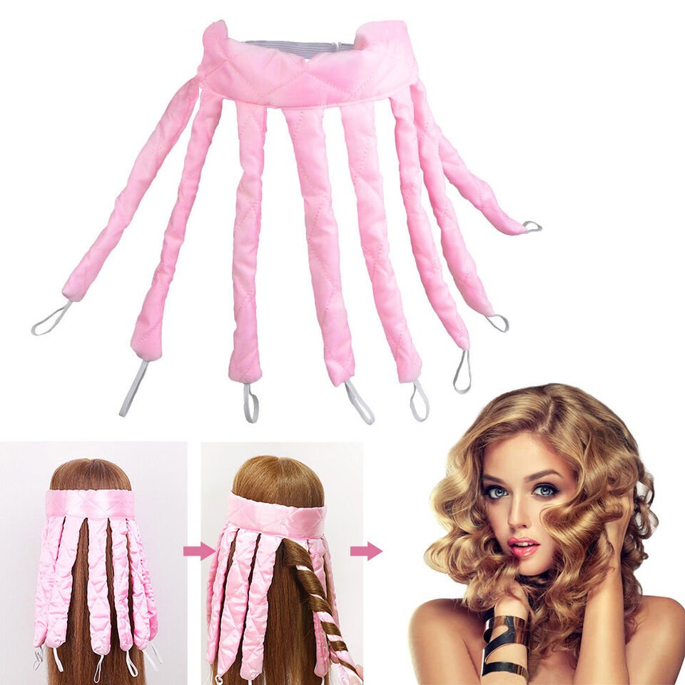 Hair Curling Band Heat-Free Cotton-Satin