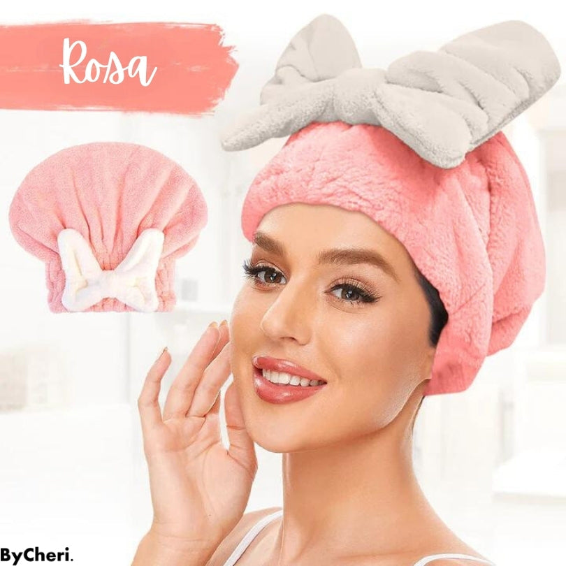 Hair Drying Towel Quick-Drying Microfiber Lightweight & Secure Wrap