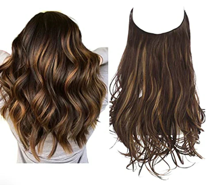 Hair Extensions Remy Real Hair Tangle-Free & Heat-Resistant