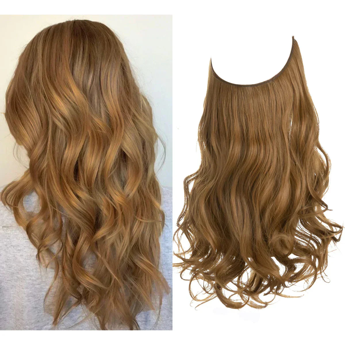 Hair Extensions Remy Real Hair Tangle-Free & Heat-Resistant