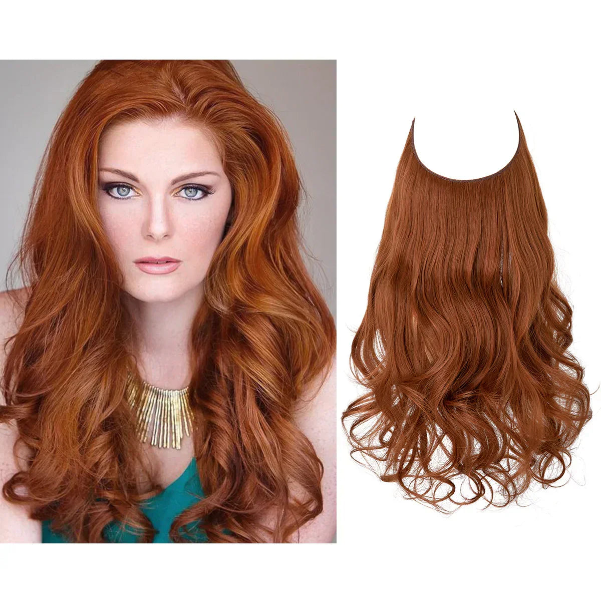 Hair Extensions Remy Real Hair Tangle-Free & Heat-Resistant