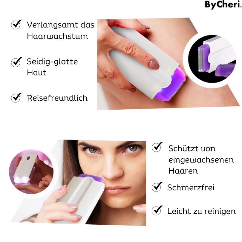 Hair Remover Painless Cordless USB Rechargeable