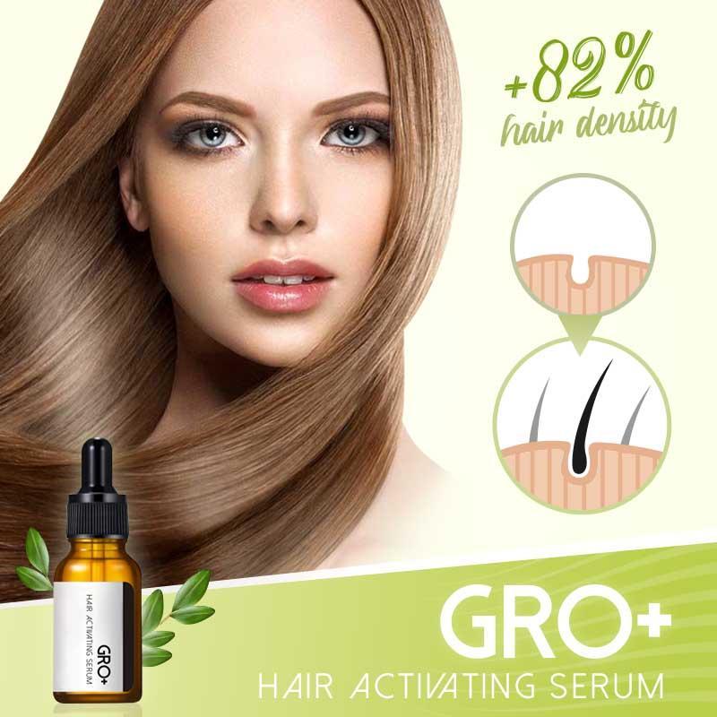Hair Serum Growth-Activating Natural Extracts Set of 2
