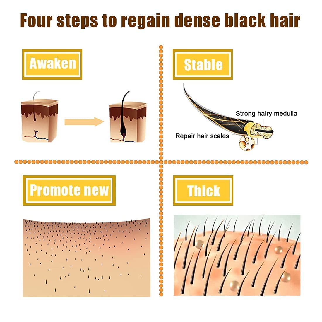 Hair Serum Scalp Care Strengthening Lightweight