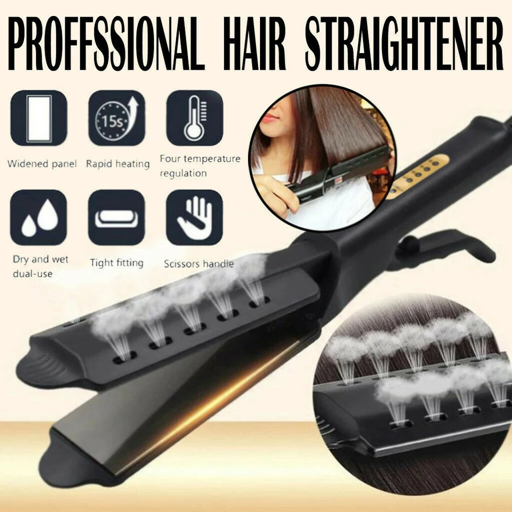 Hair Straightener 15-Second Heat-Up Vented Plates