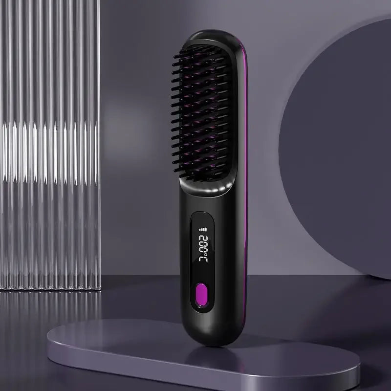 Hair Straightener Cordless USB Rechargeable Ceramic Ionic Plates