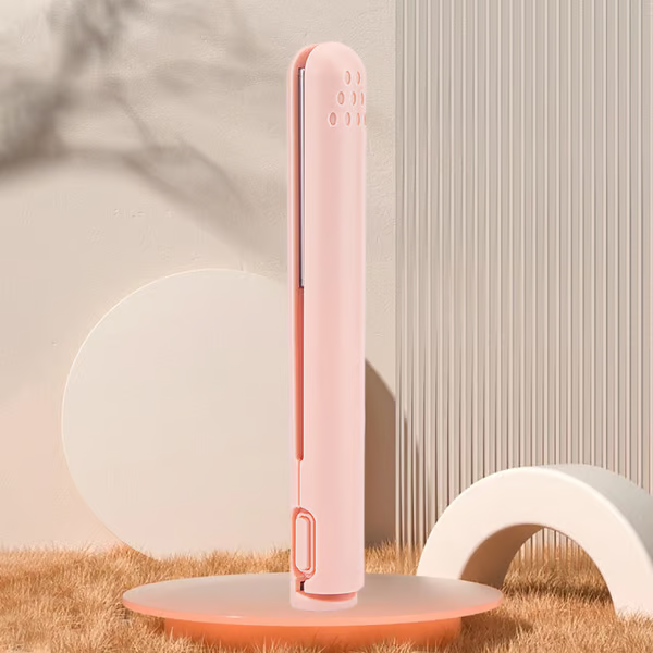 Hair Straightener & Curler USB-Powered Ceramic Plates Anti-Scald
