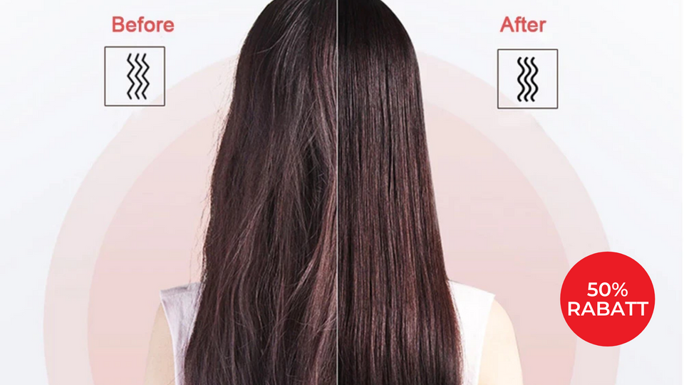 Hair Straightening Brush Ionic Titanium Bristles Anti-Frizz