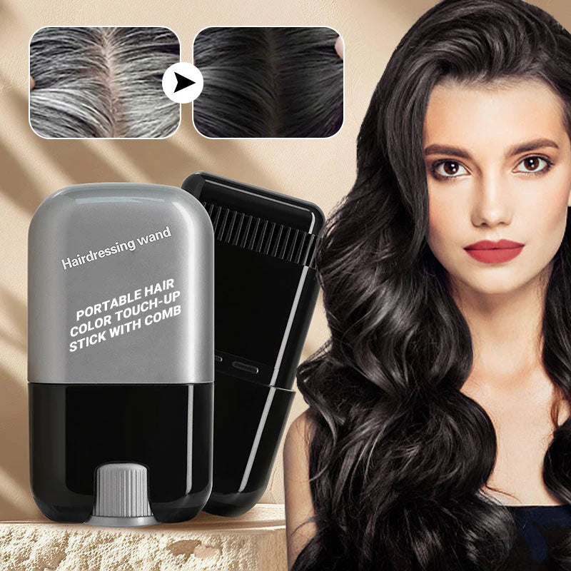 Hair Touch-Up Stick Integrated Comb Water & Sweat-Resistant