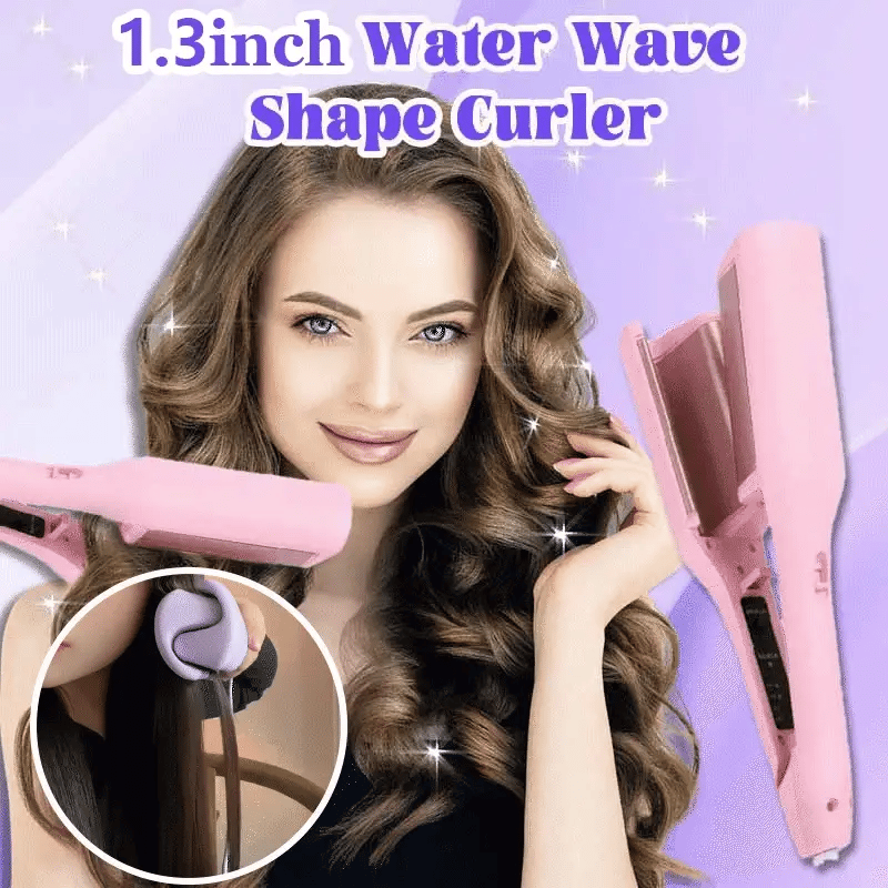 Hair Waver 15-Second Heat-Up V-Clamp Burn Protection & Anti-Frizz