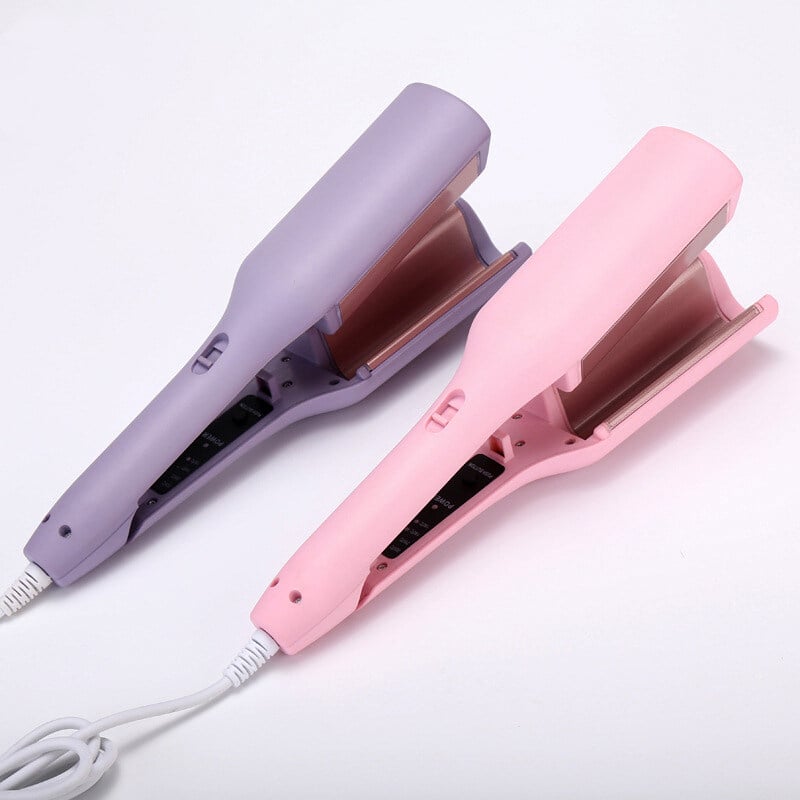 Hair Waver 15-Second Heat-Up V-Clamp Burn Protection & Anti-Frizz