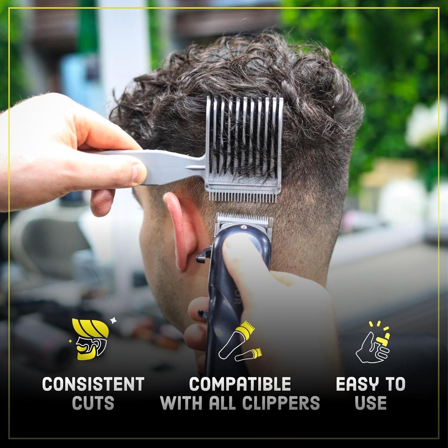 Haircut Guide Tool Flexible Plastic Clipper Compatible