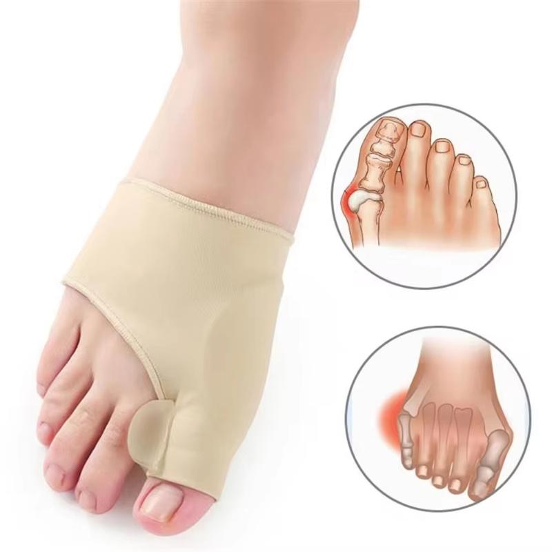 Hallux Valgus Corrector Gel Pads & Breathable 2-Pair Set
