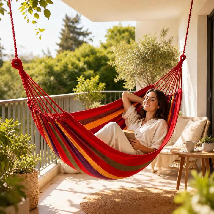 Hammock Double Breathable Cotton Up To 452 Lbs