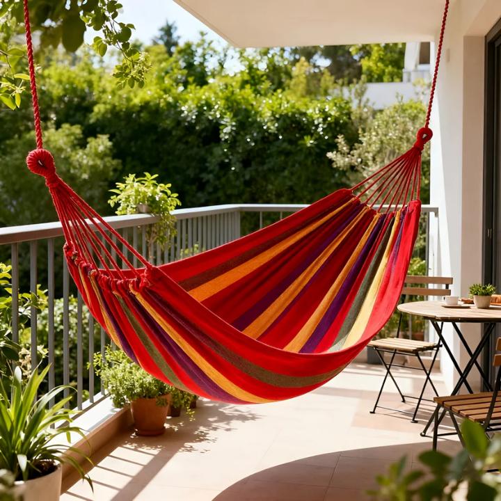 Hammock Double Breathable Cotton Up To 452 Lbs