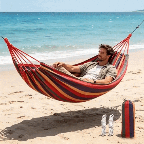 Hammock Double Breathable Cotton Up To 452 Lbs