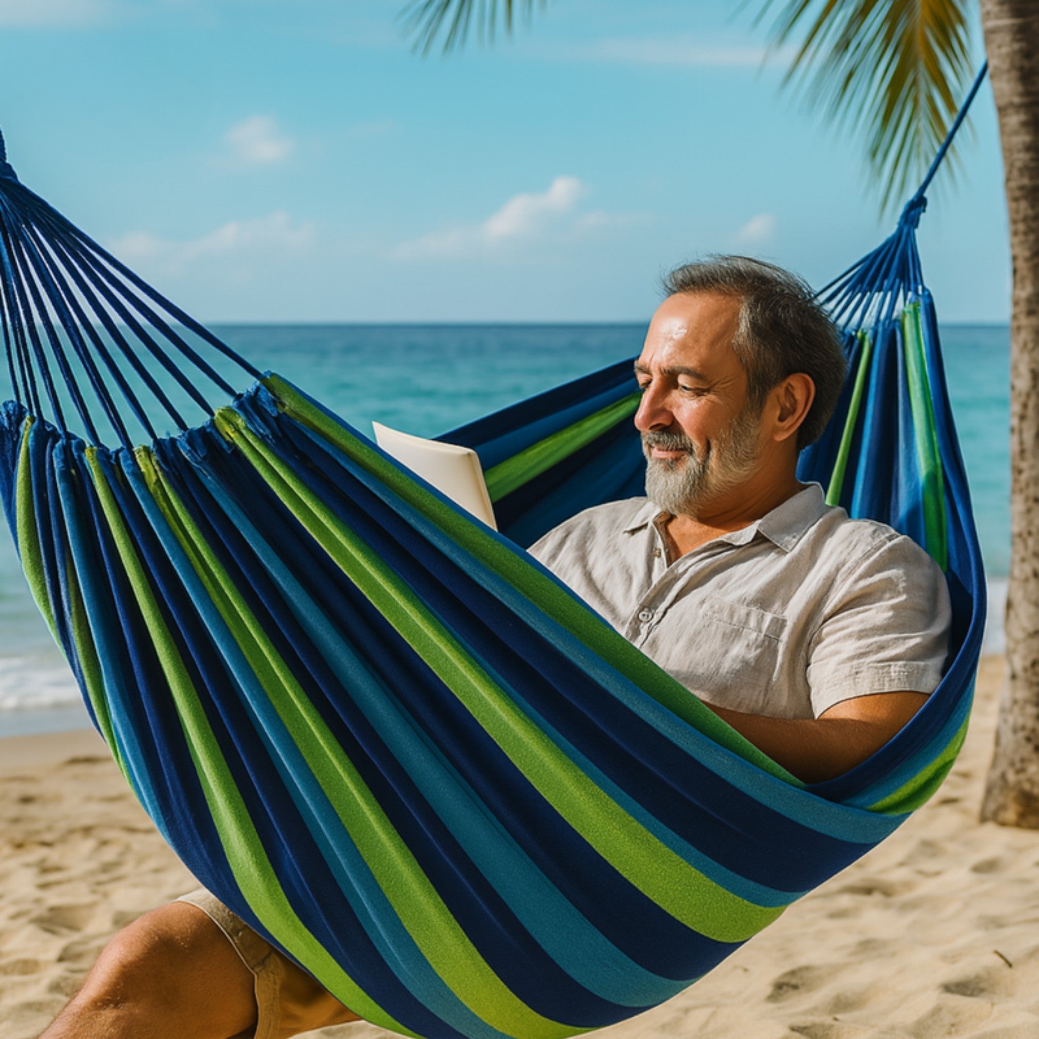 Hammock Foldable Cotton Portable 441 Lbs Capacity