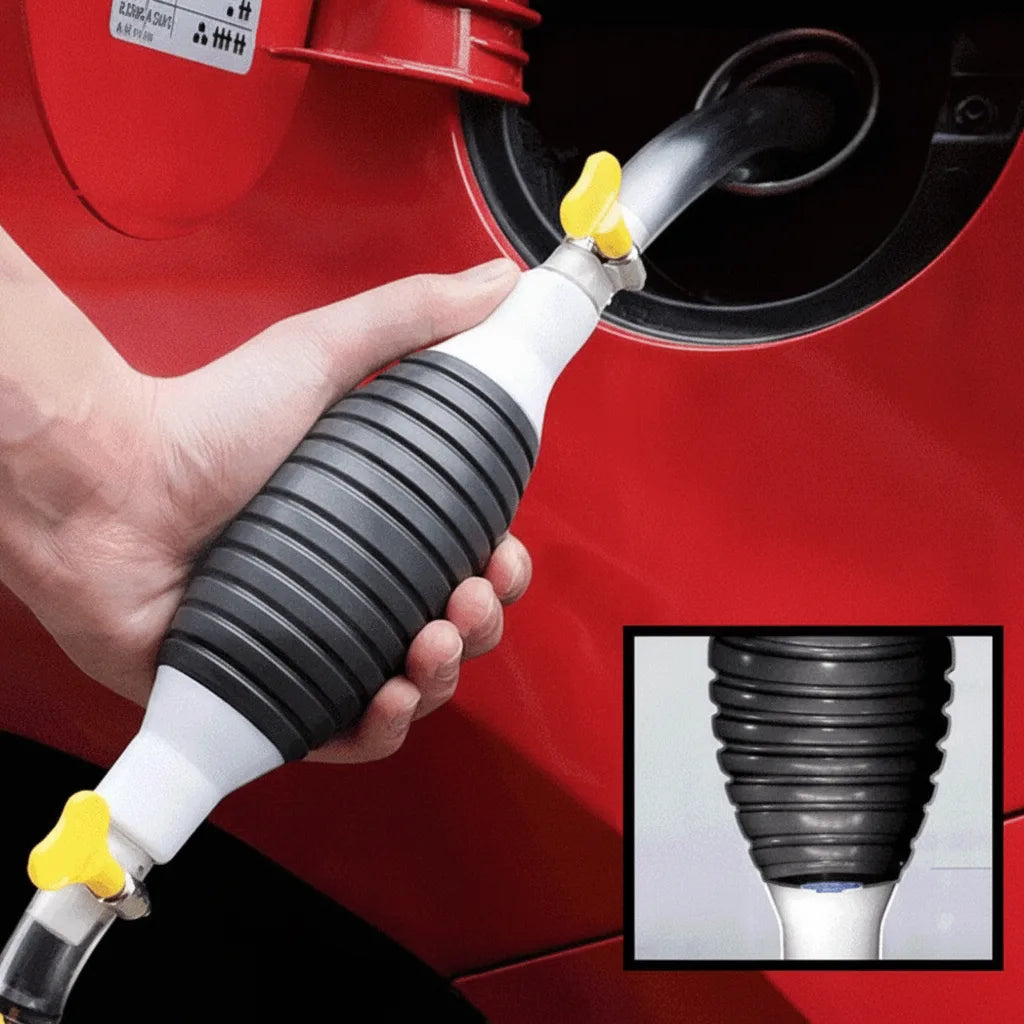 Hand Siphon Pump Rubber Bulb 2 Meter Flexible Hose