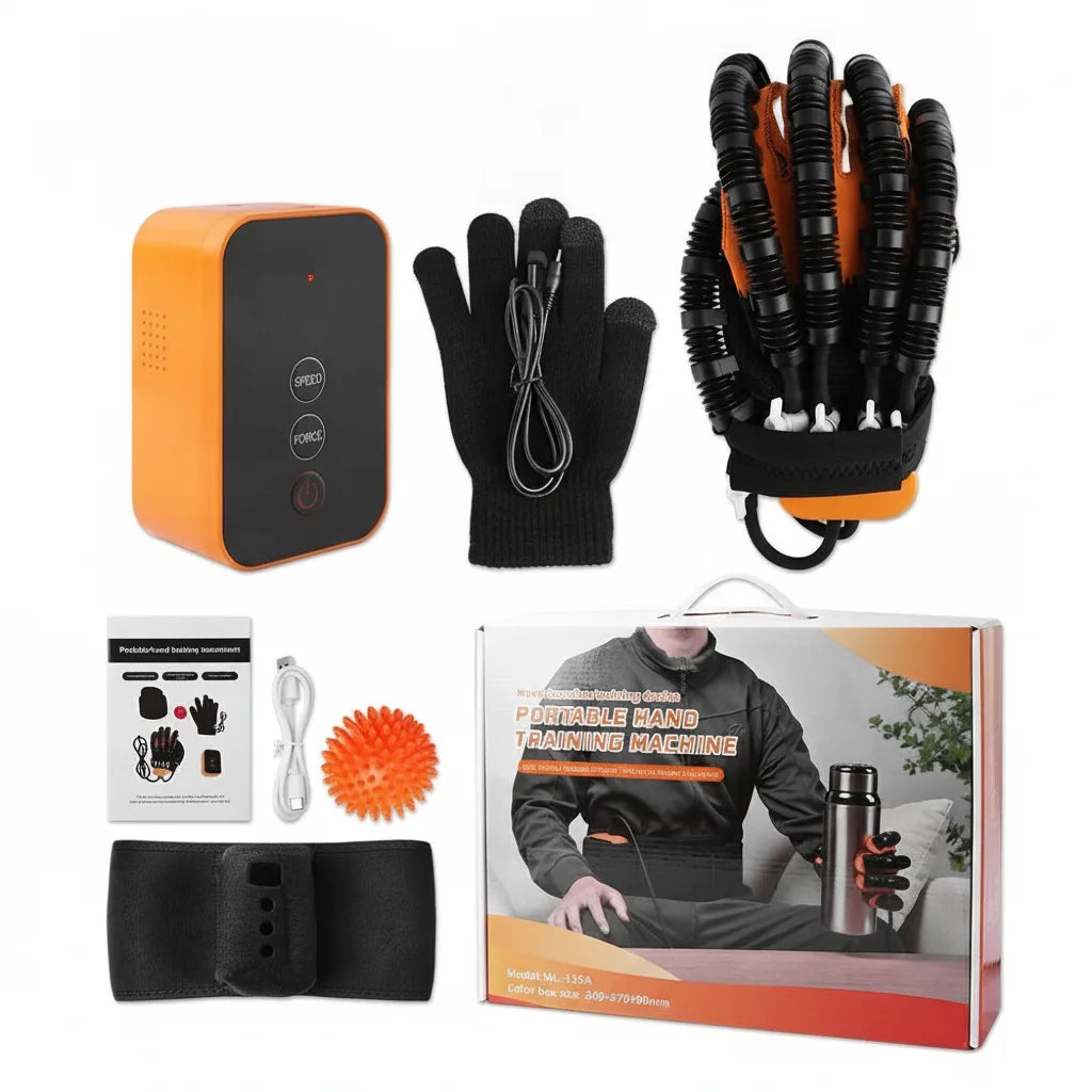 Hand Trainer Glove Individual Finger Control Wireless Rechargeable