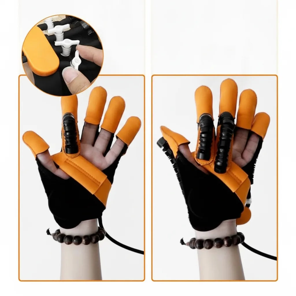 Hand Trainer Glove Individual Finger Control Wireless Rechargeable