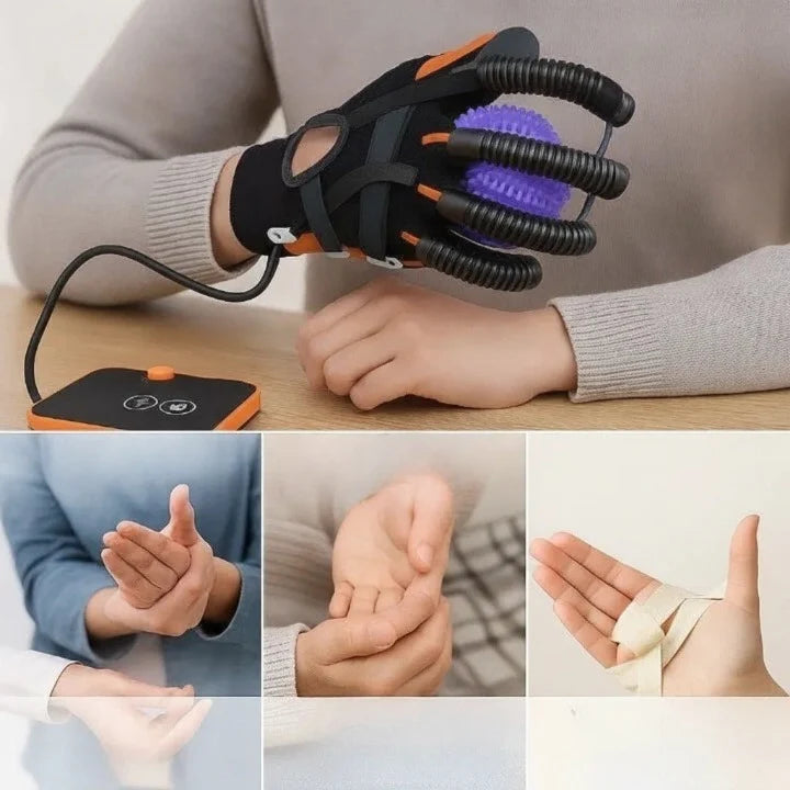 Hand Trainer Glove Individual Finger Control Wireless Rechargeable