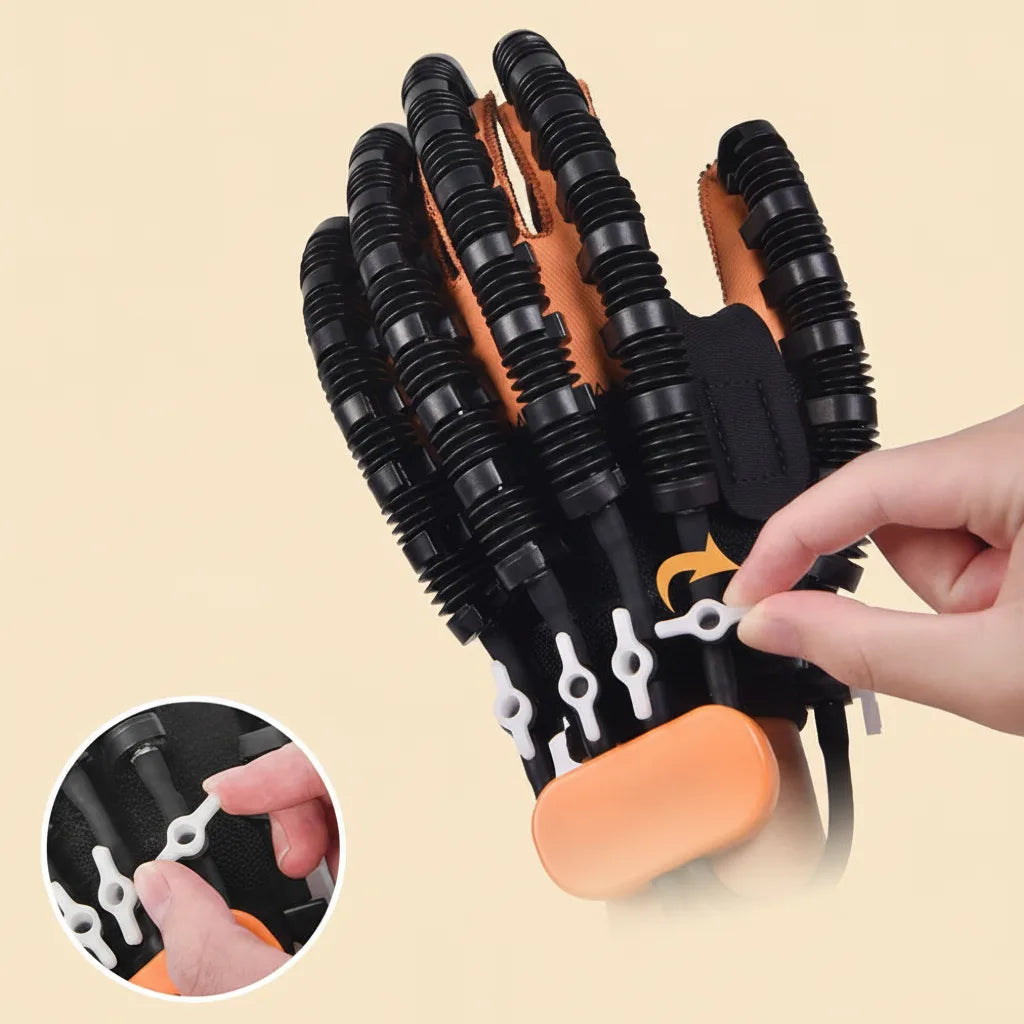 Hand Trainer Glove Individual Finger Control Wireless Rechargeable
