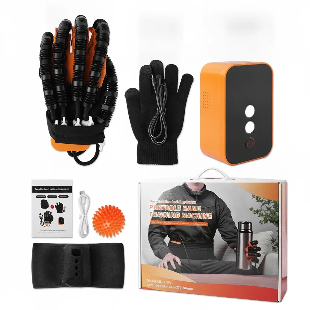 Hand Trainer Glove Individual Finger Control Wireless Rechargeable