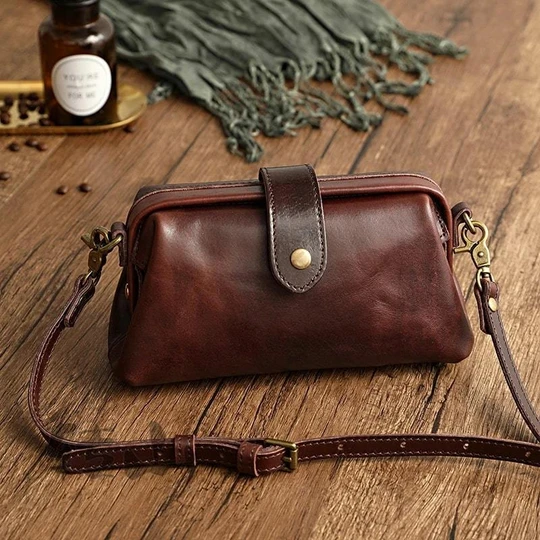 Handbag Handmade Genuine Leather Secure Closure