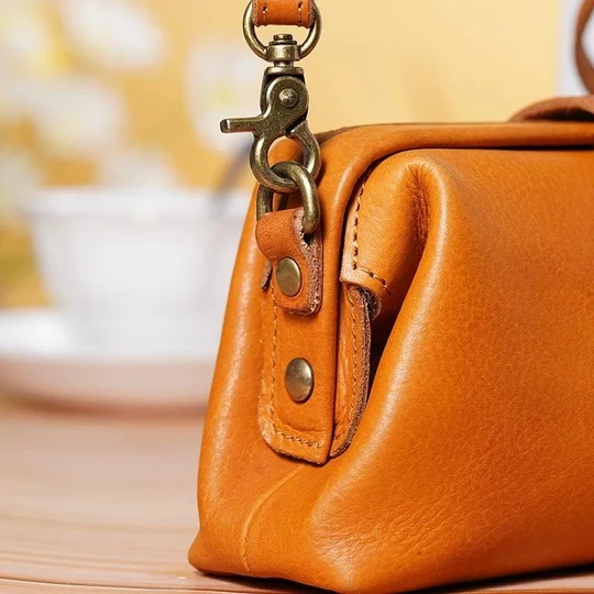 Handbag Handmade Genuine Leather Secure Closure