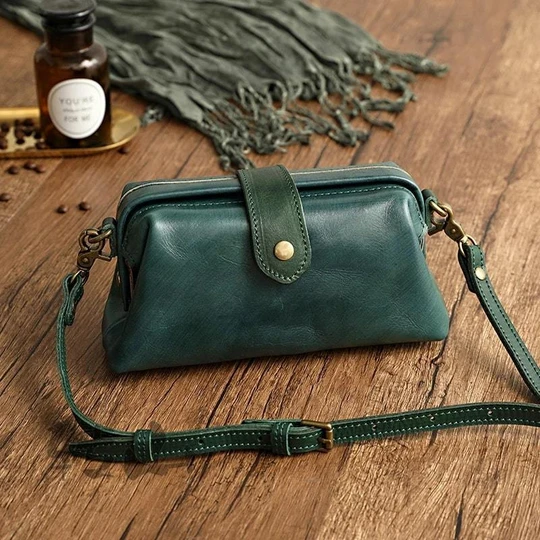 Handbag Handmade Genuine Leather Secure Closure