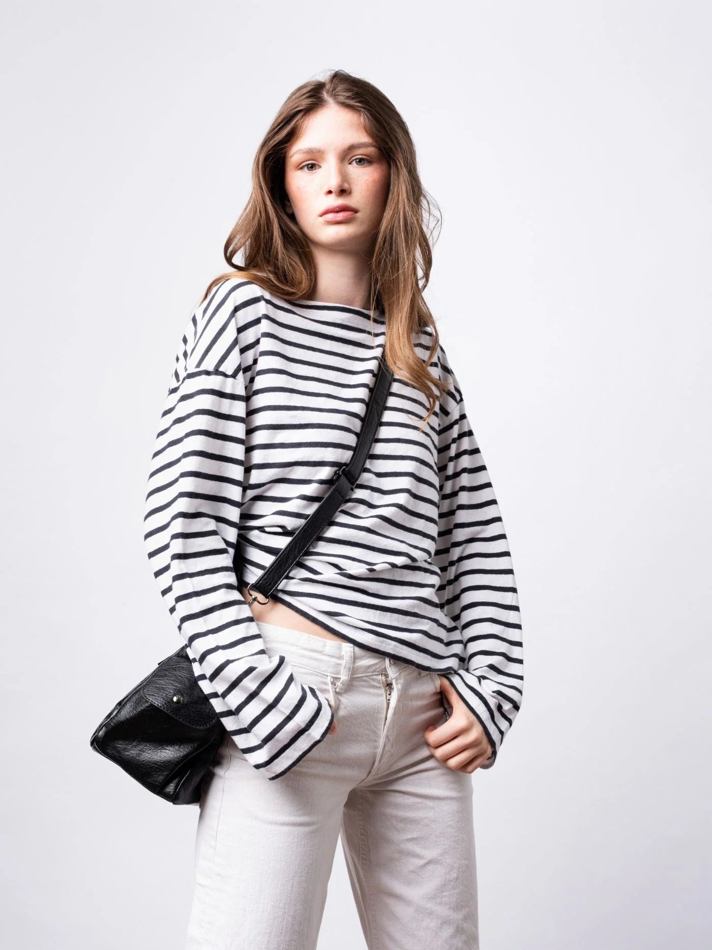 Handbag Multi-Compartment Zippered Pockets Detachable Shoulder Strap