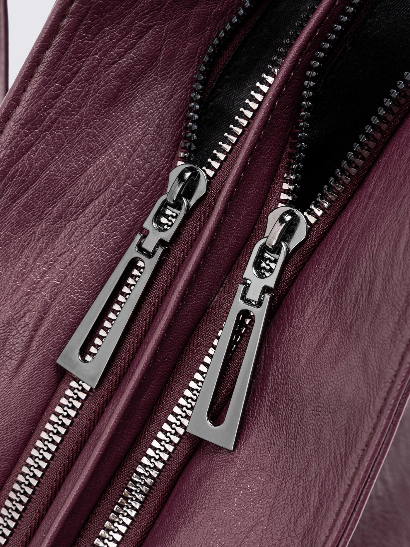 Handbag Multi-Compartment Zippered Pockets Detachable Shoulder Strap