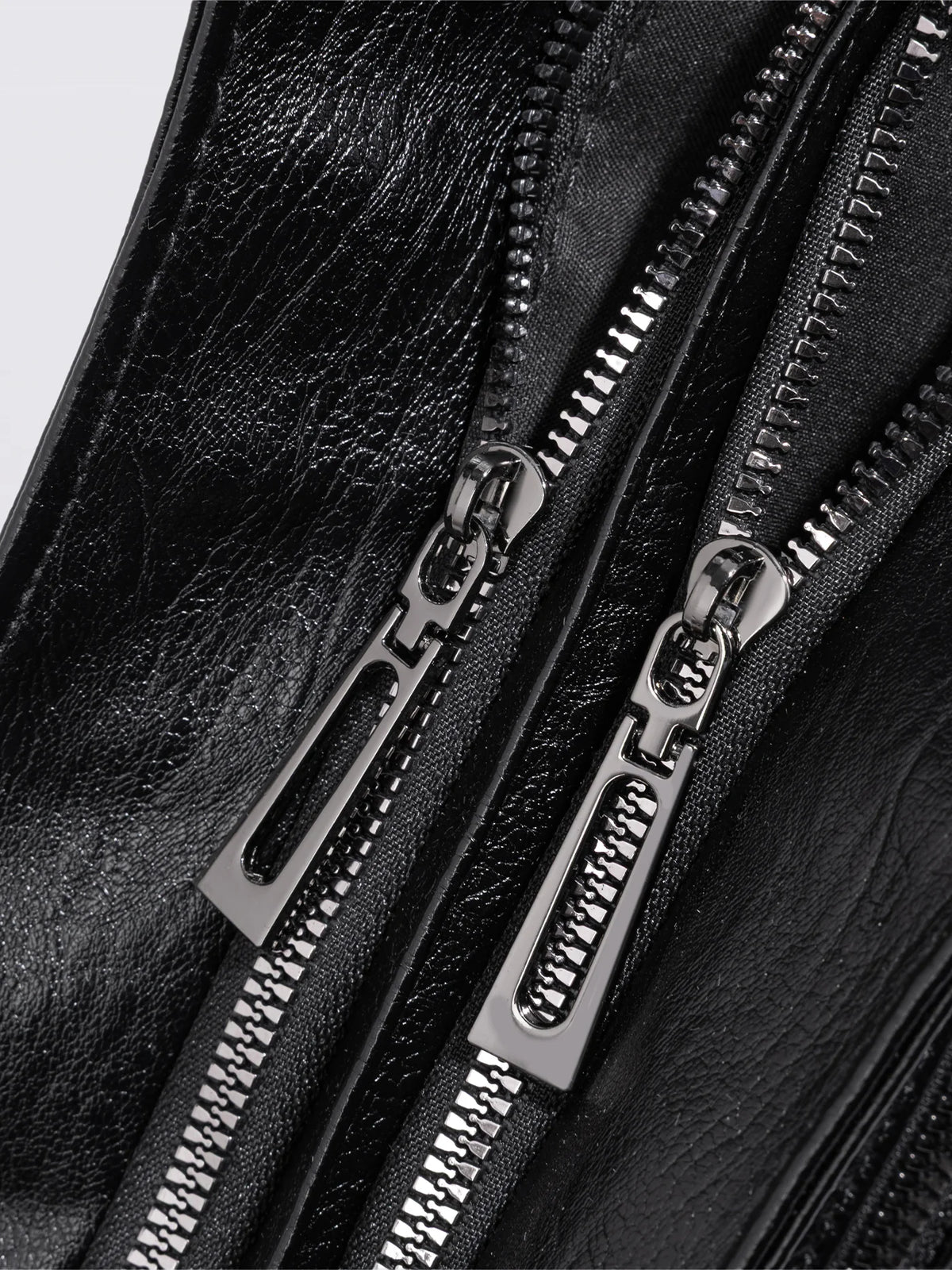 Handbag Multi-Compartment Zippered Pockets Detachable Shoulder Strap