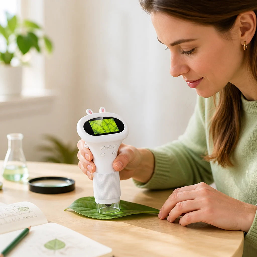 Handheld Digital Microscope LCD Display 1000x Portable