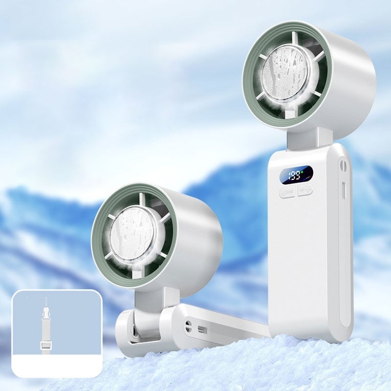 Handheld Fan Semiconductor Cooling LED Battery Indicator