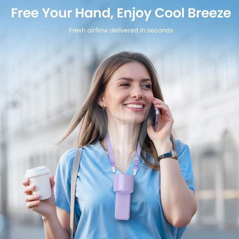Handheld Fan Semiconductor Cooling LED Battery Indicator