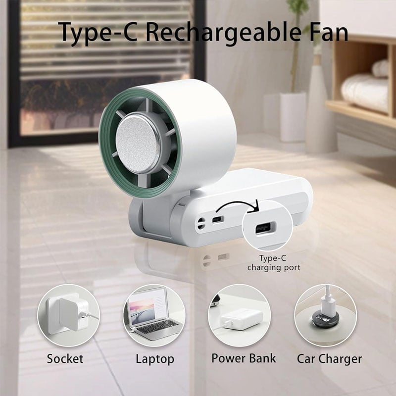 Handheld Fan Semiconductor Cooling LED Battery Indicator