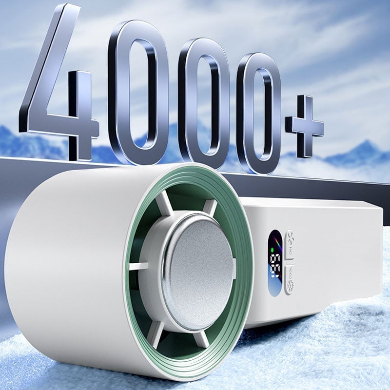 Handheld Fan Semiconductor Cooling LED Battery Indicator
